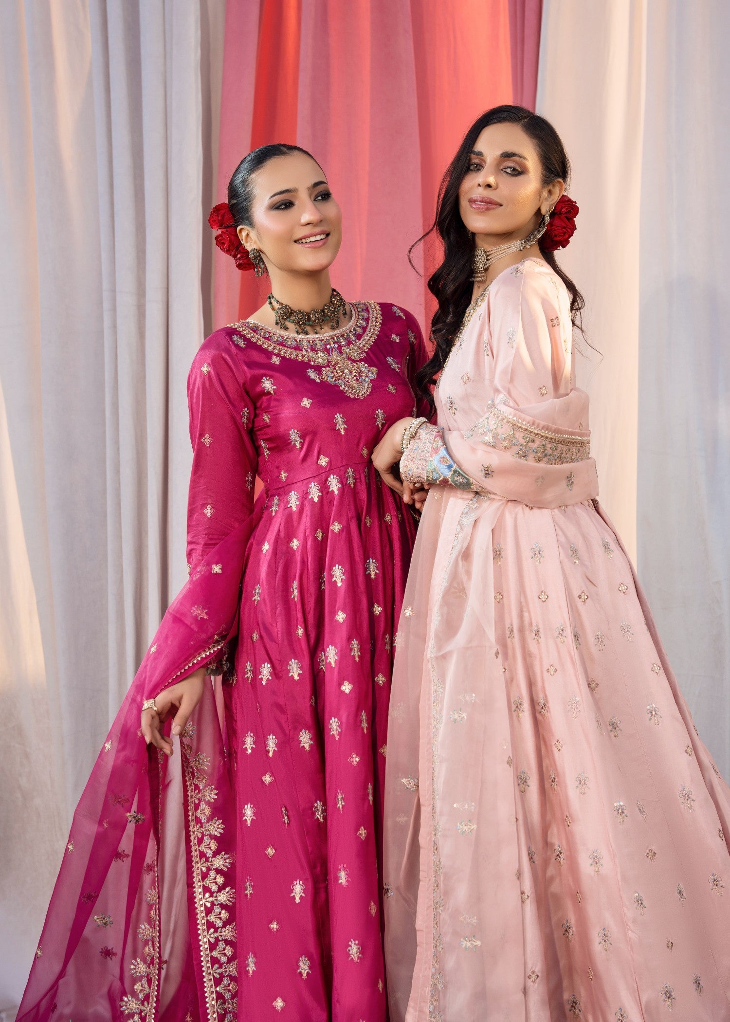 silk Maxi in Blush pink