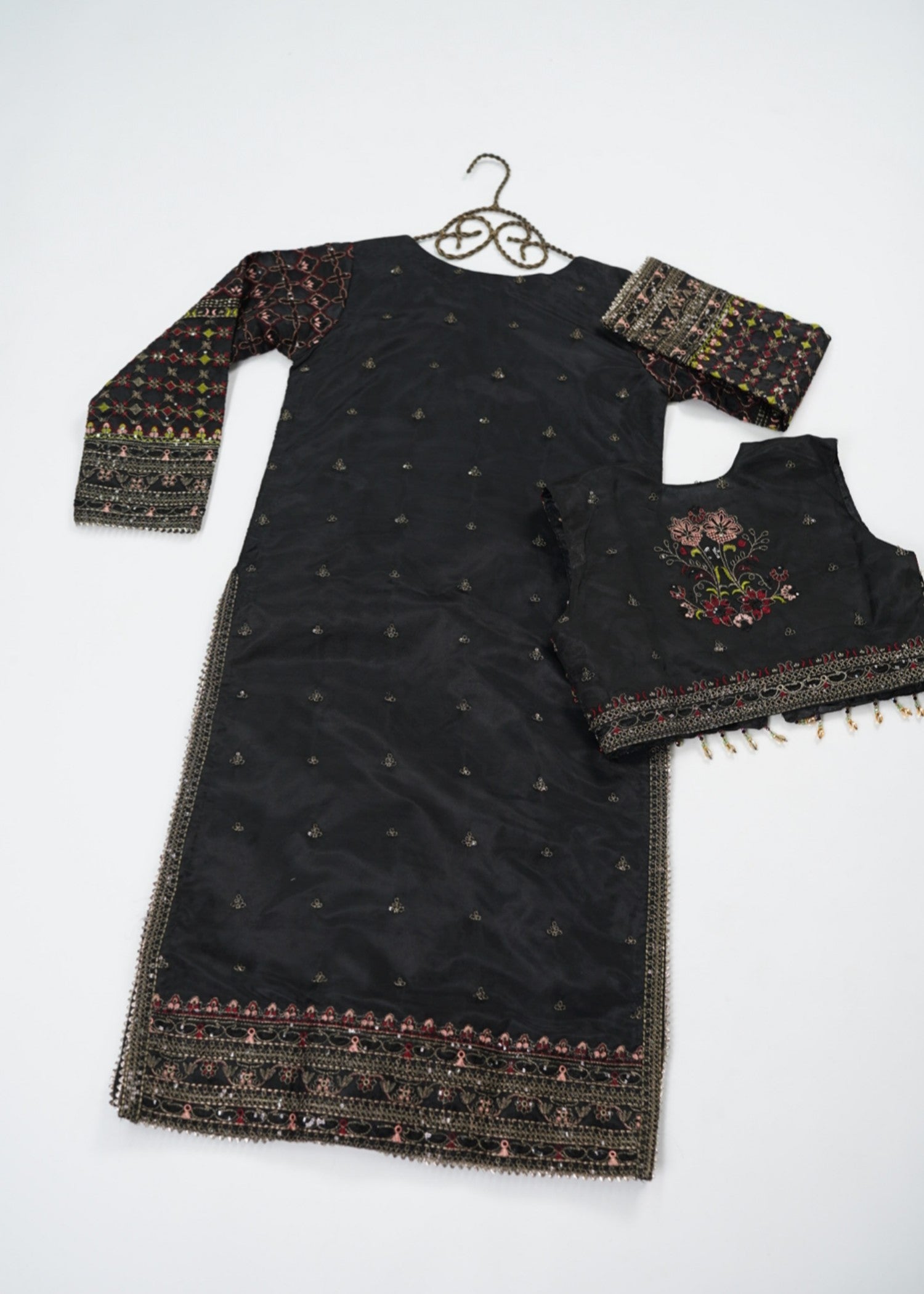 organza Jacket in Black