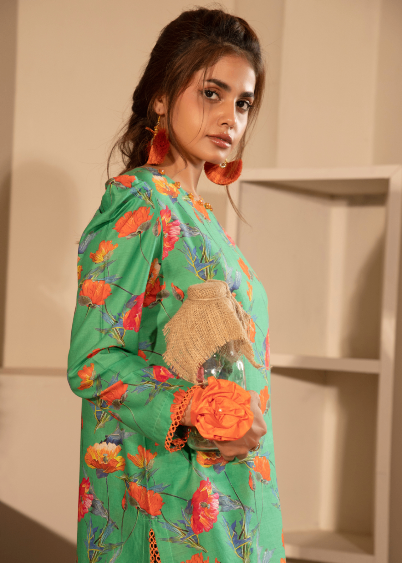 lawn Co Ord Sets in Jade green