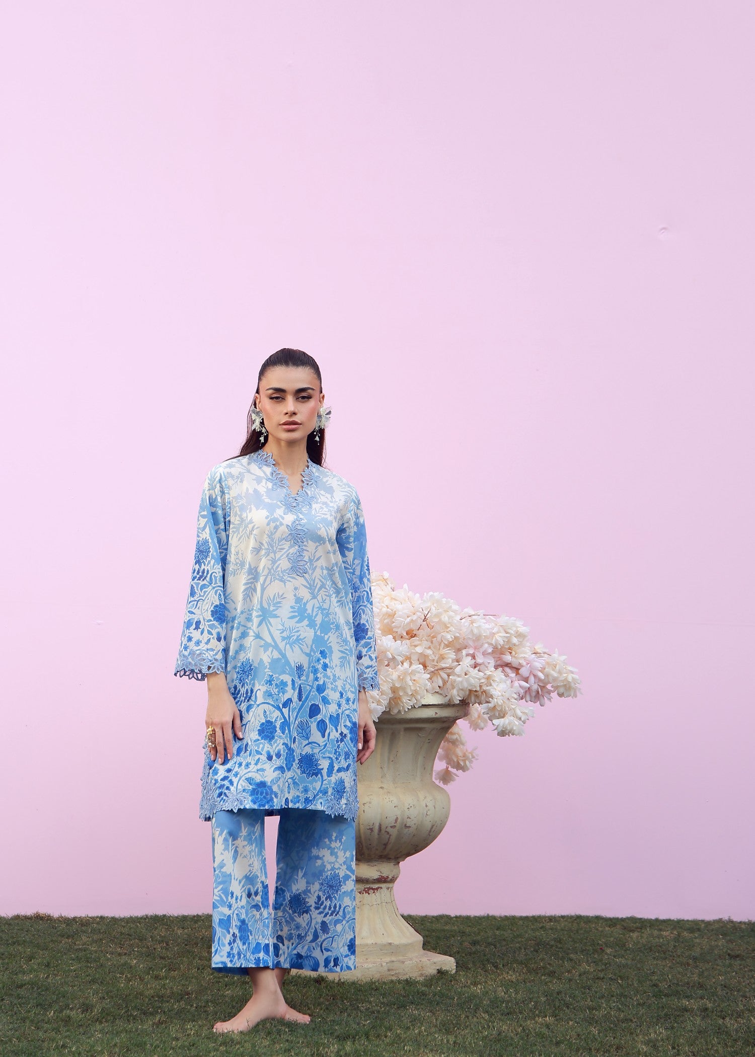 cambric Unstitched in Sky blue