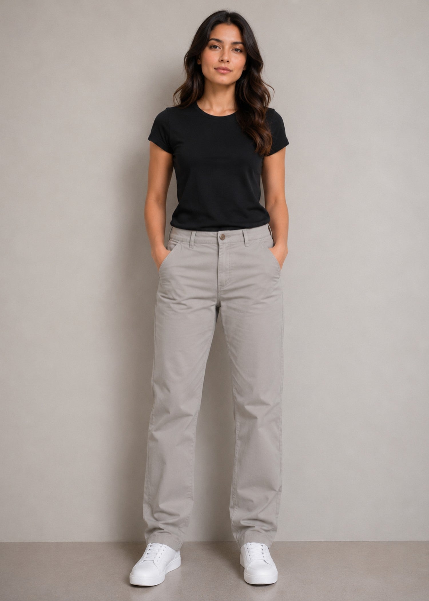 denim Jeans in Khaki brown