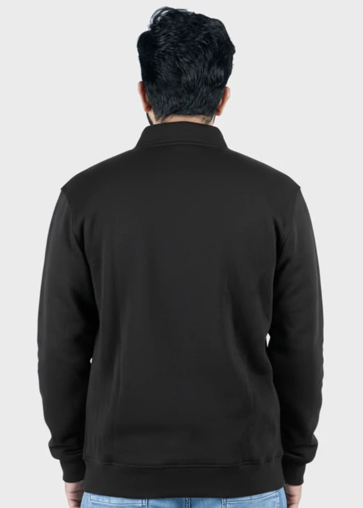 fleece Jacket in Black by Wear To Fit