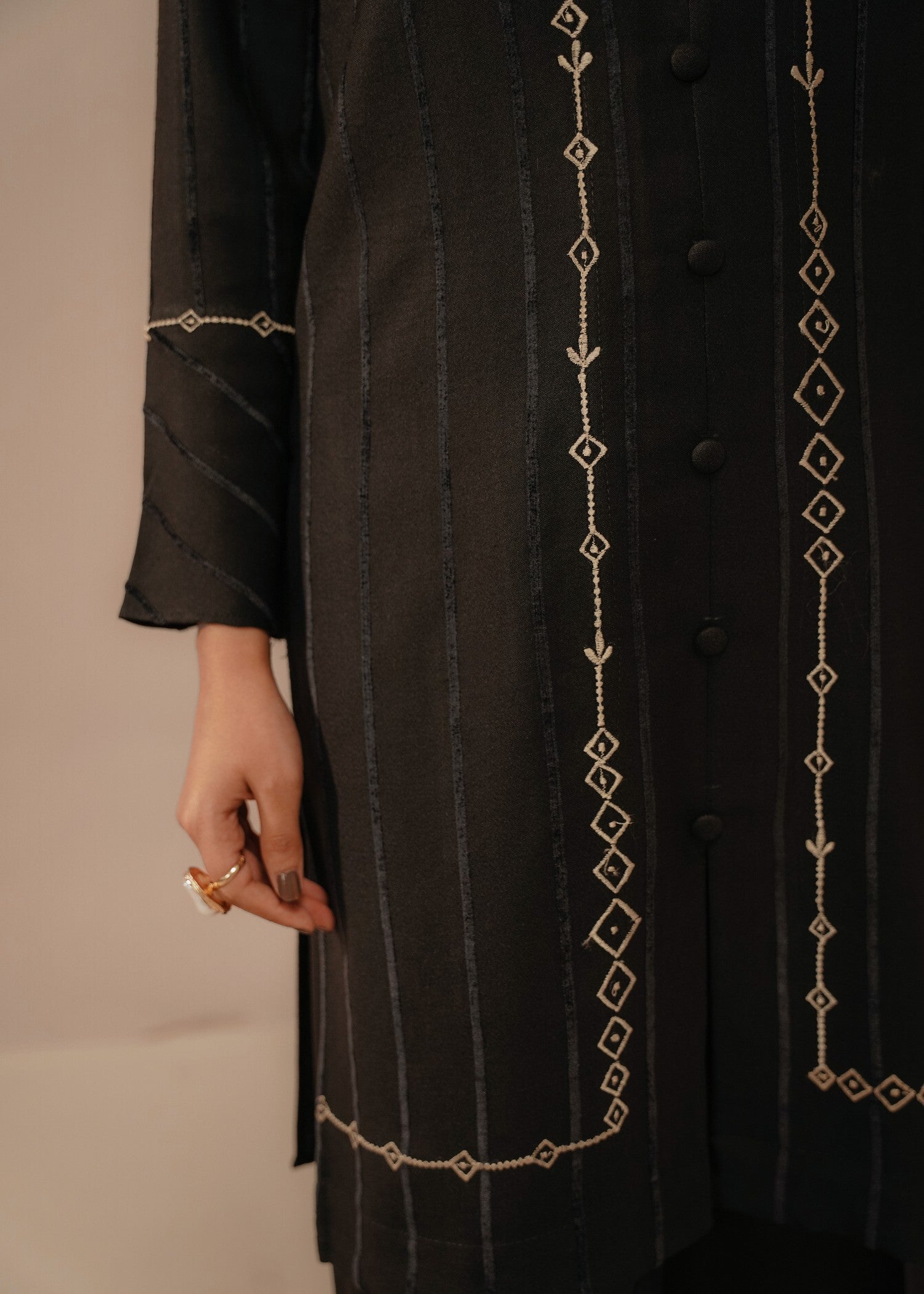 karandi Co Ord Sets in Black