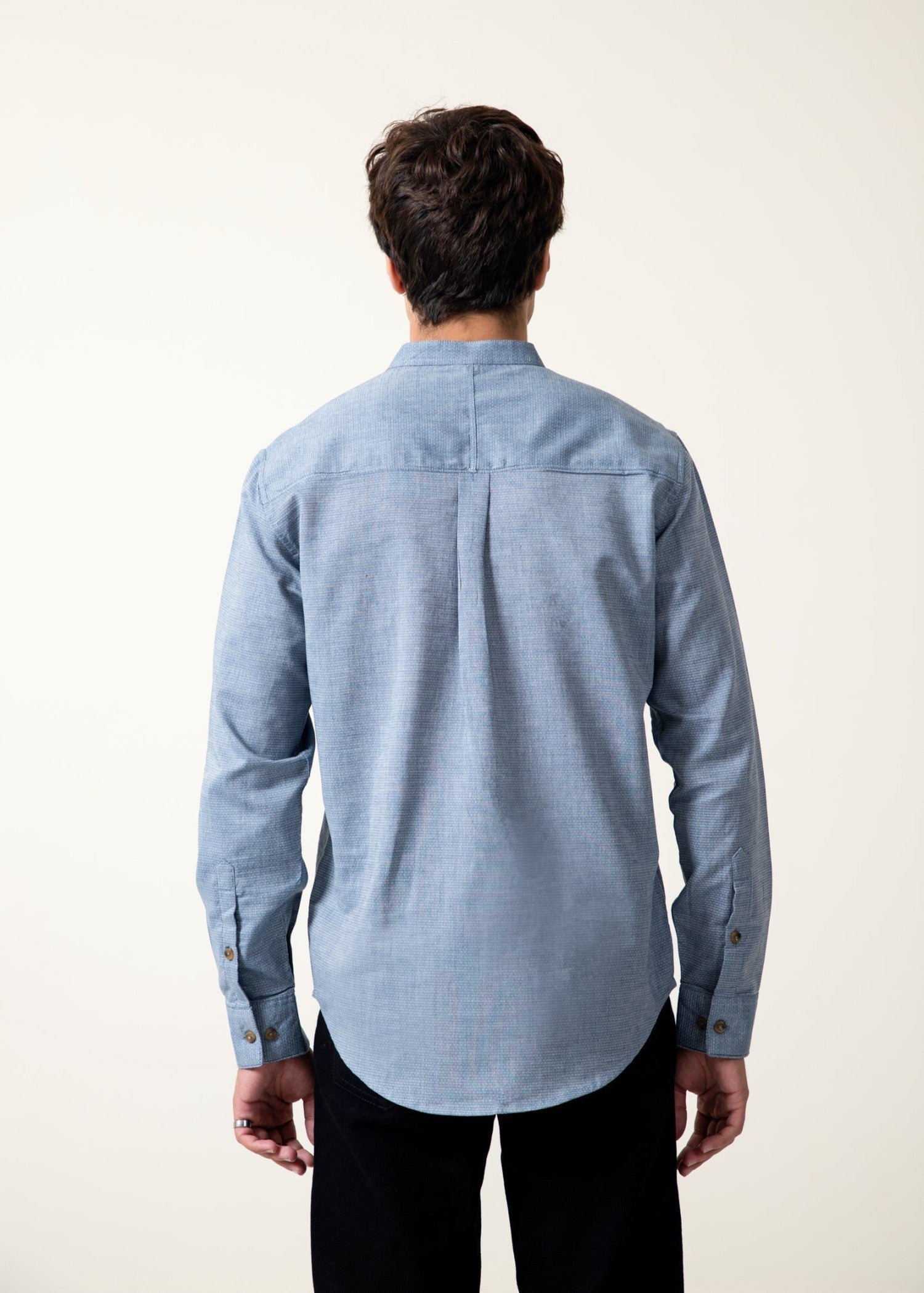 dobby Casual Shirt in Powder blue