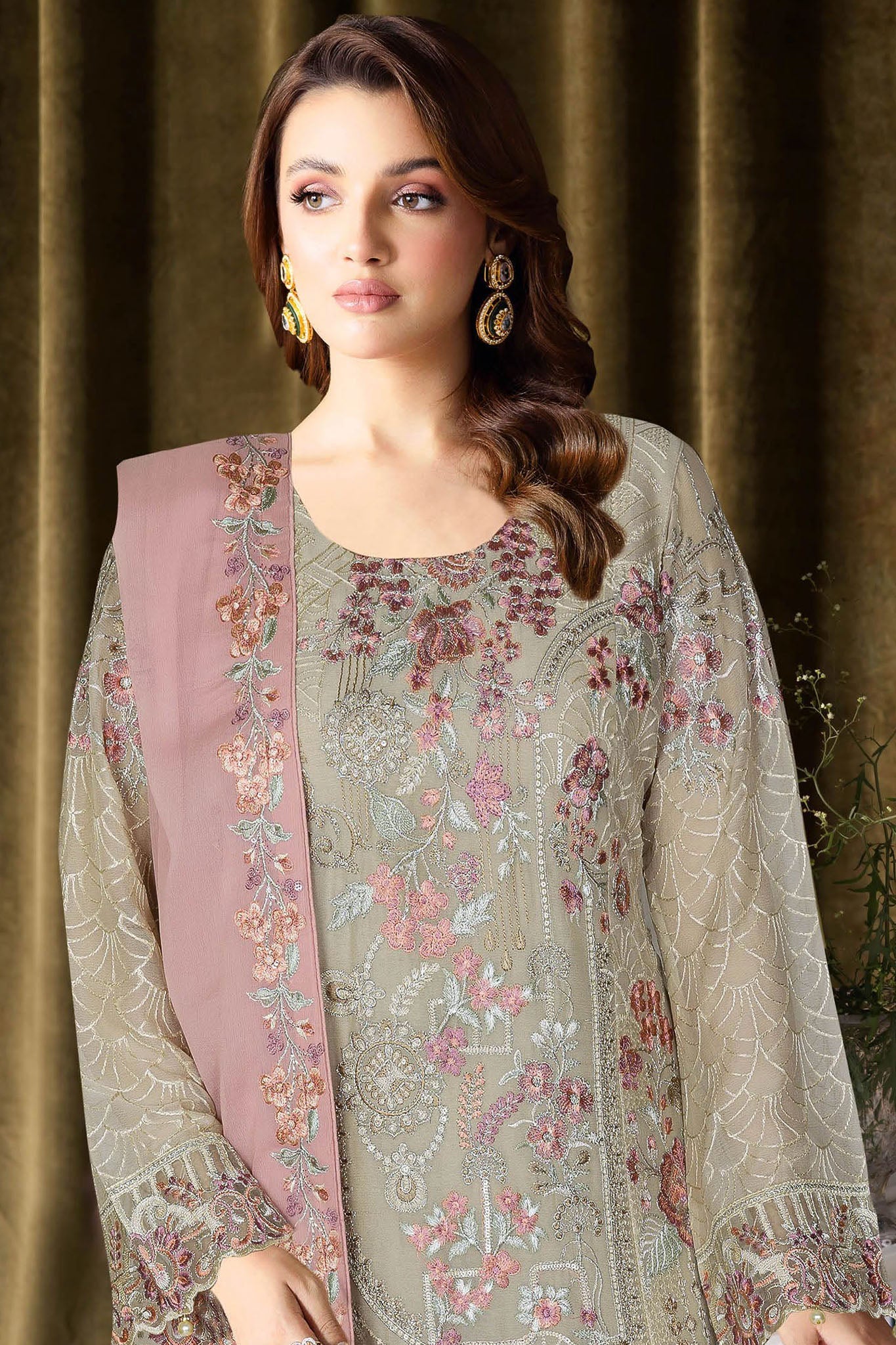 Sangeet Chiffon Formals – B-409