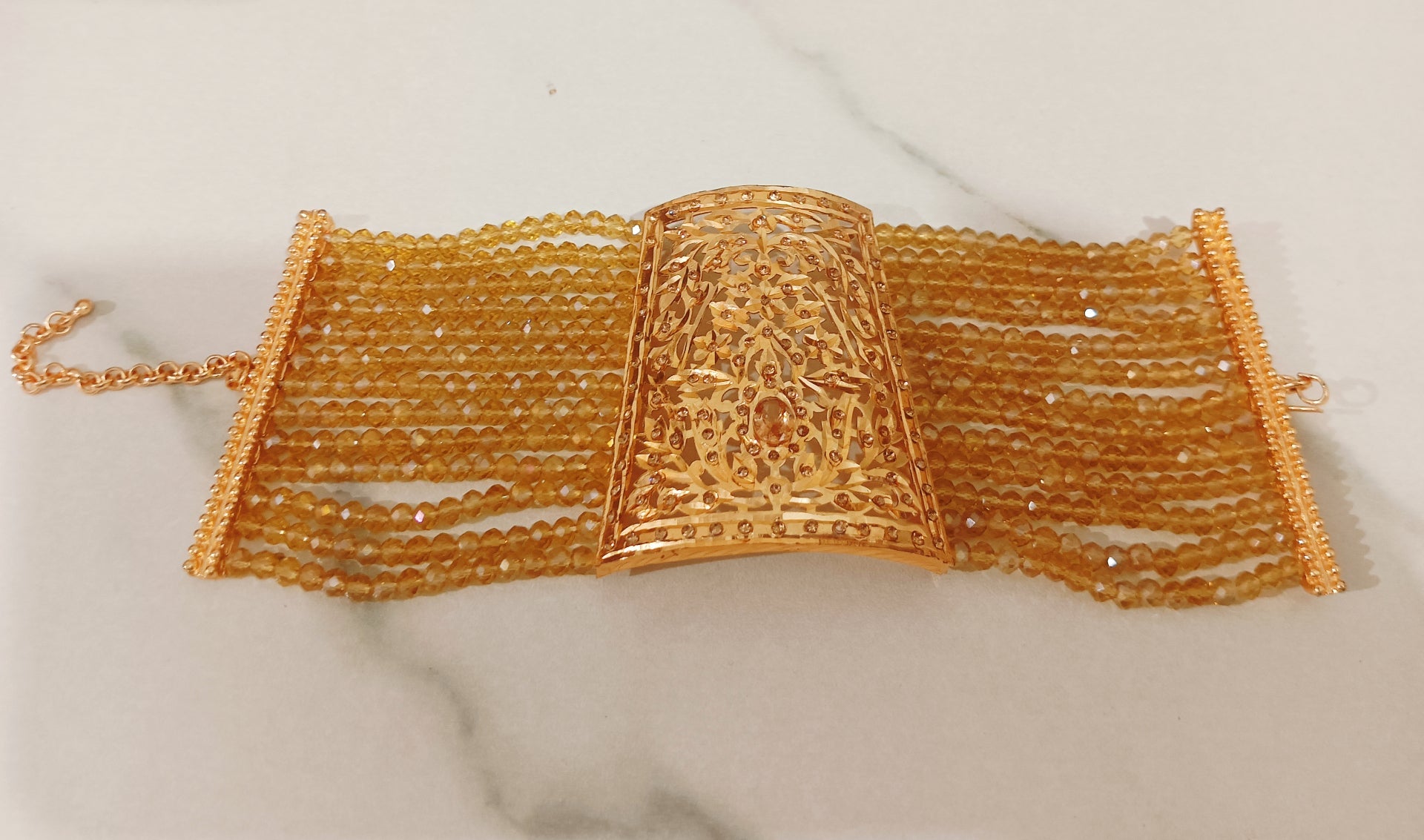 Bracelet in Mari gold Color by - Trendy Women Bracelet XKS5246
