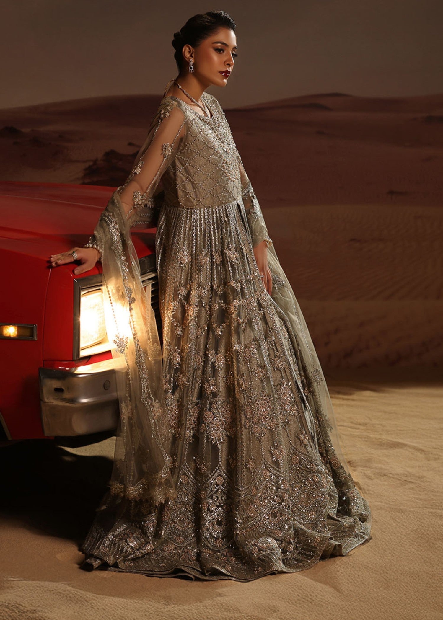 organza Maxi in Grey