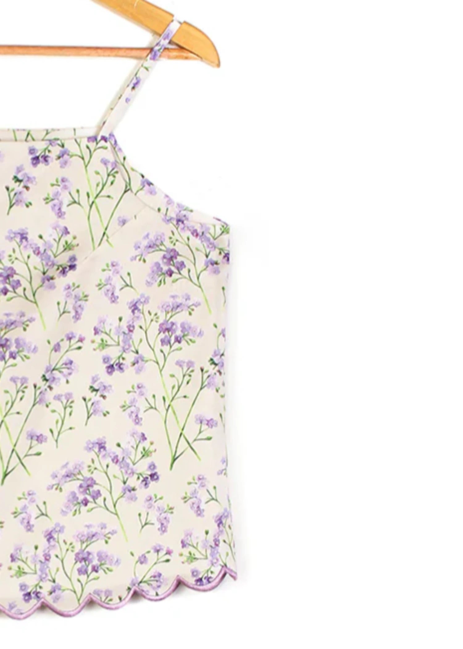 crepe Top in Lilac