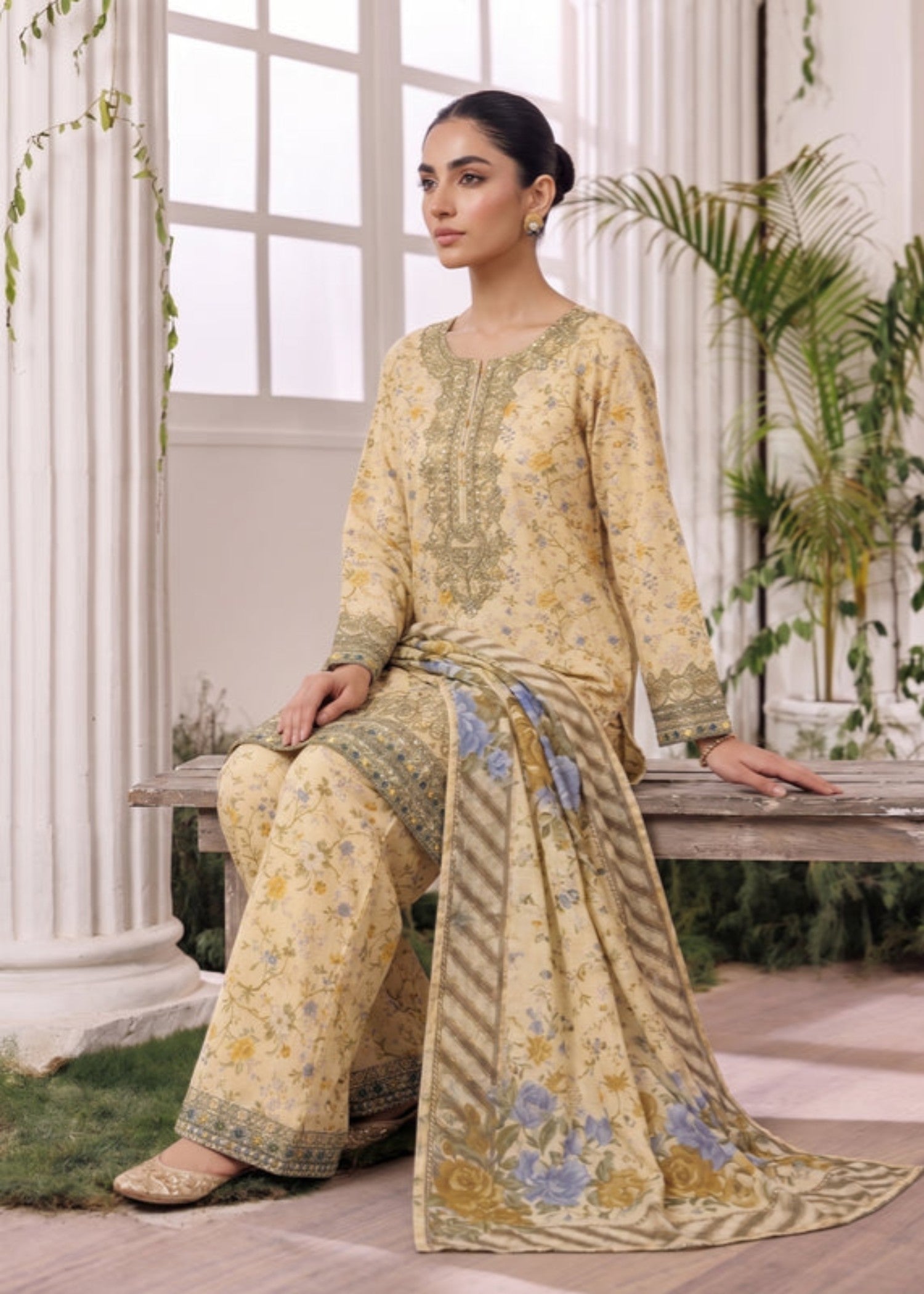 cotton dobby Kurta Set in Cotton