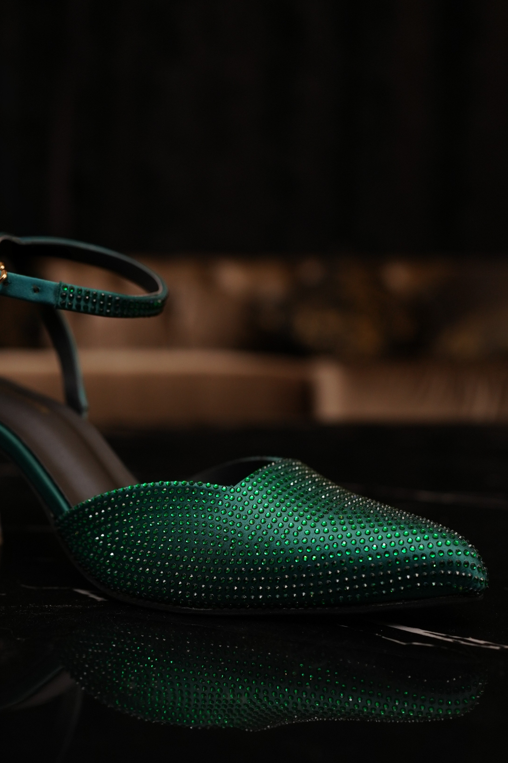 Heels in Green by - High Quality Women Heels ETM7780