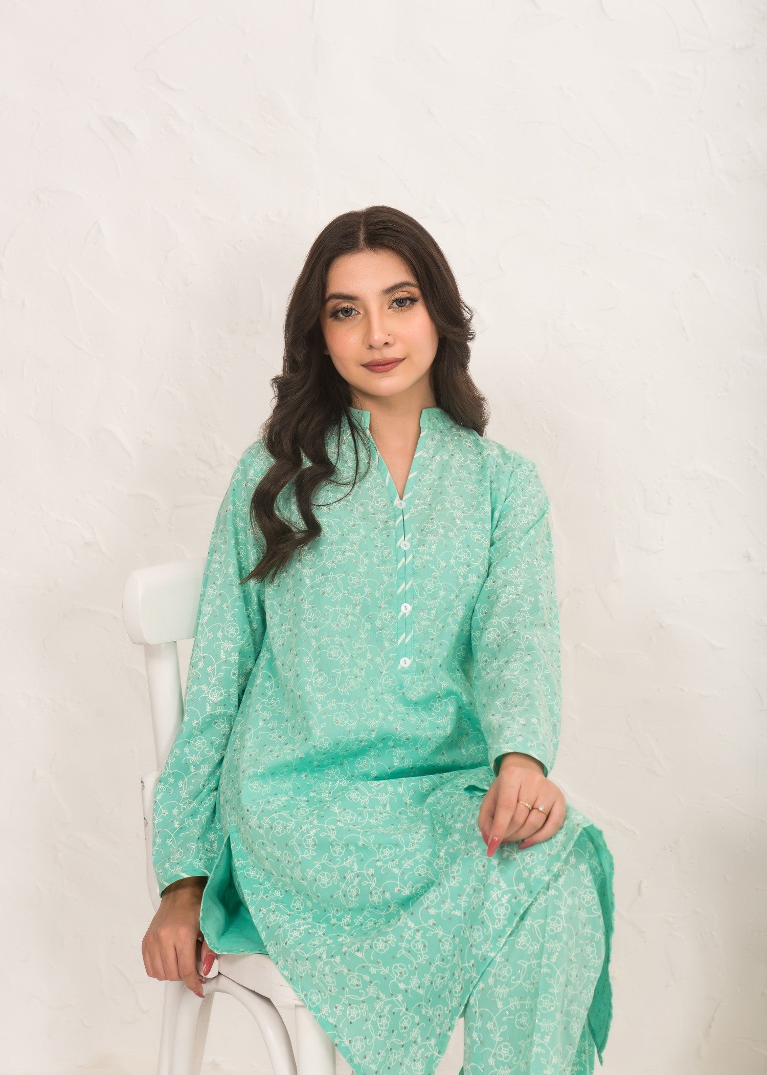 cotton Co Ord Sets in Aquamarine