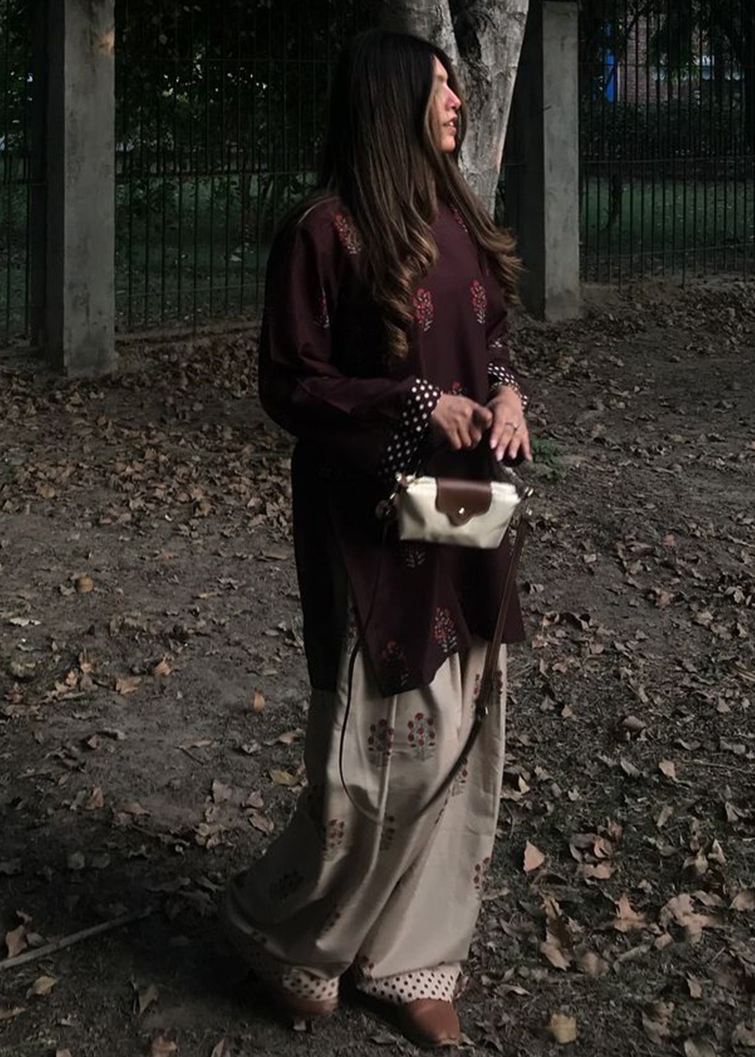 raw silk Kurta Set in Maroon