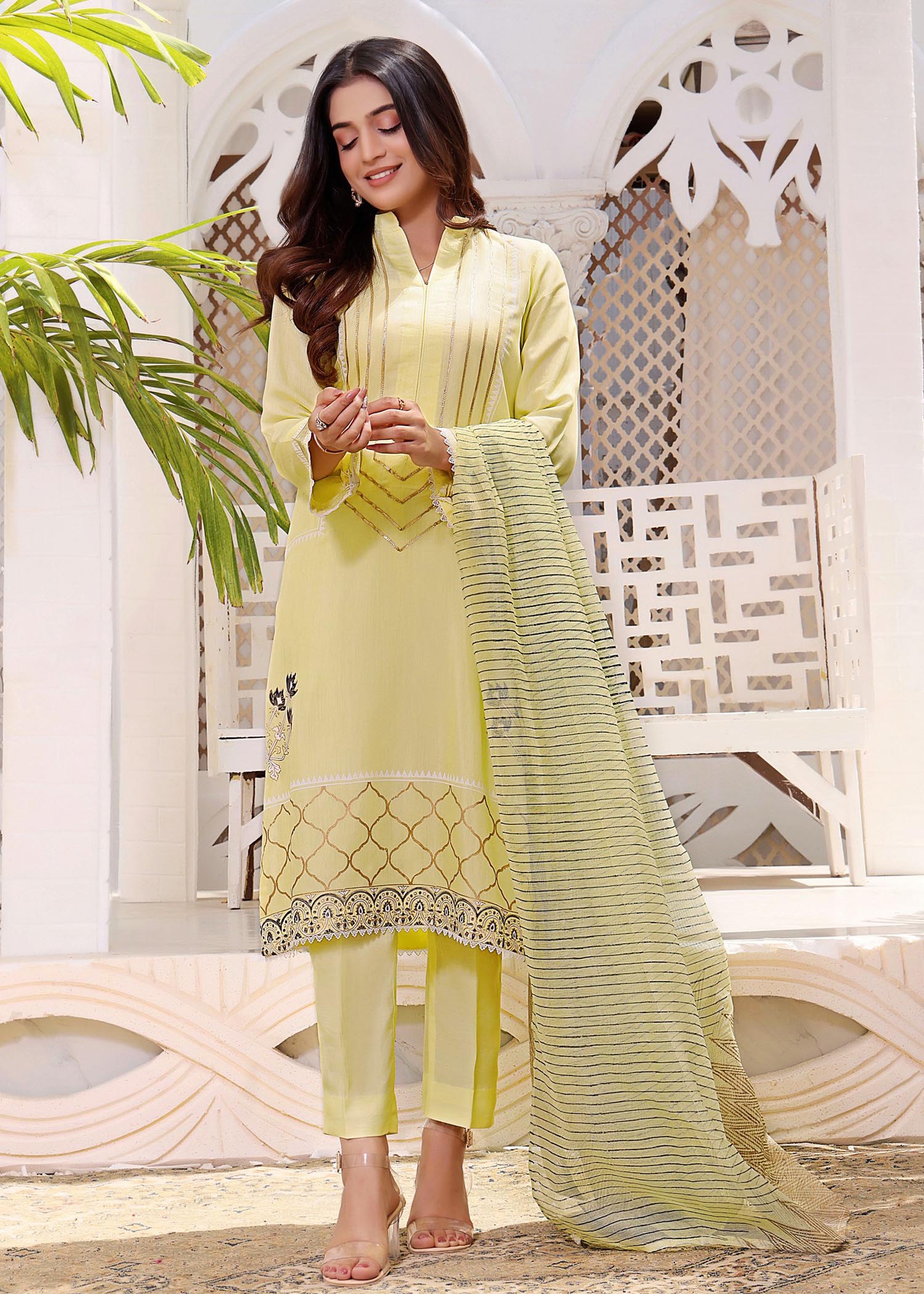 silk Unstitched in Yellow