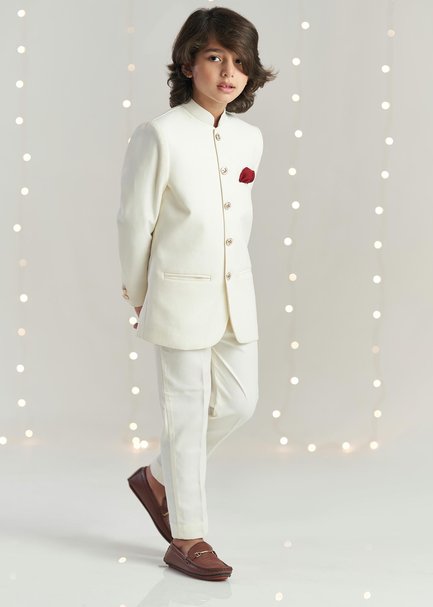 grip Prince Coat in Cream