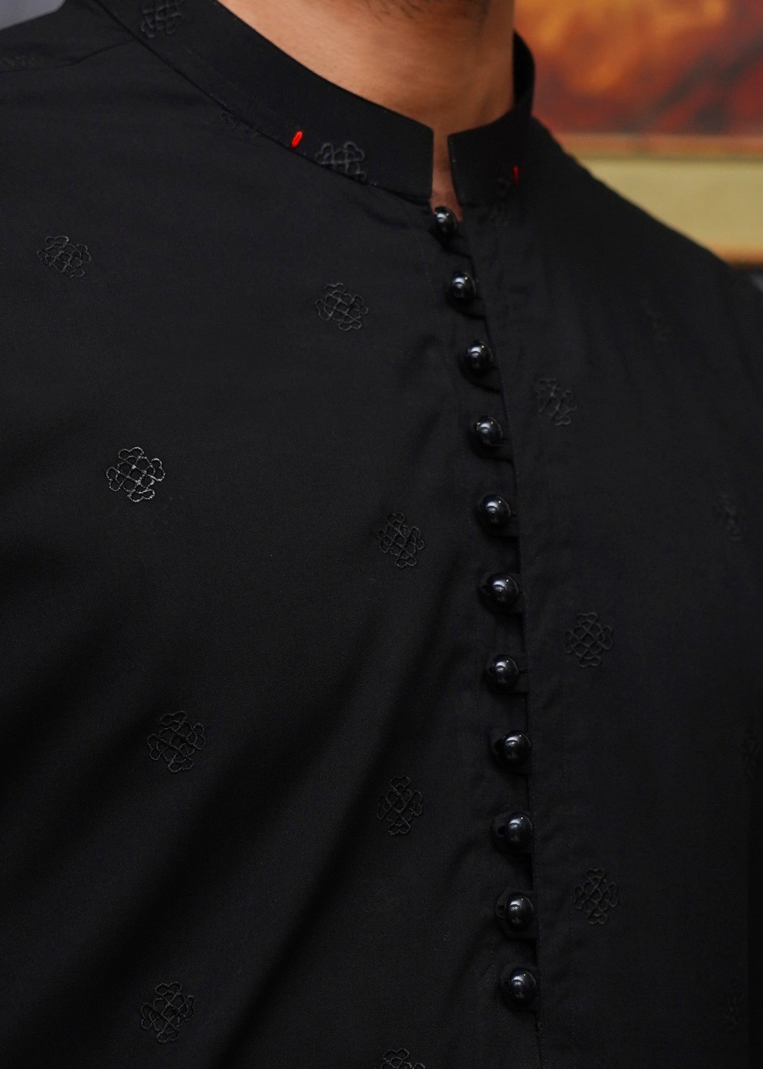 wash & wear Shalwar Kameez in Black by Maqsood Garments