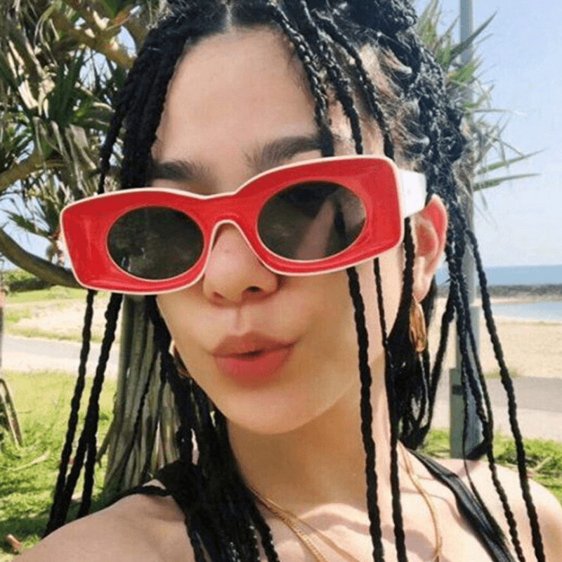Fashion and Simple Women'S Concave Sunglasses