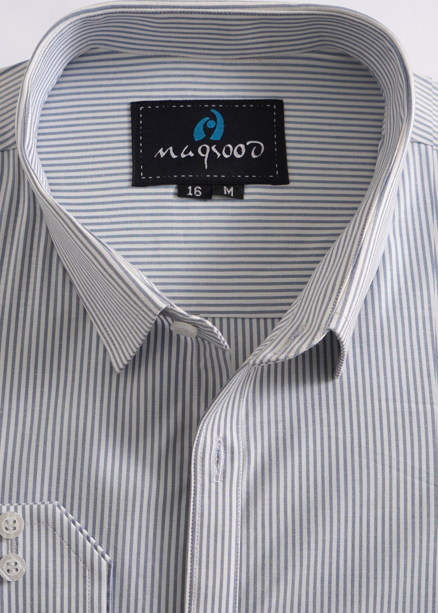cotton Casual Shirt in Pastel grey