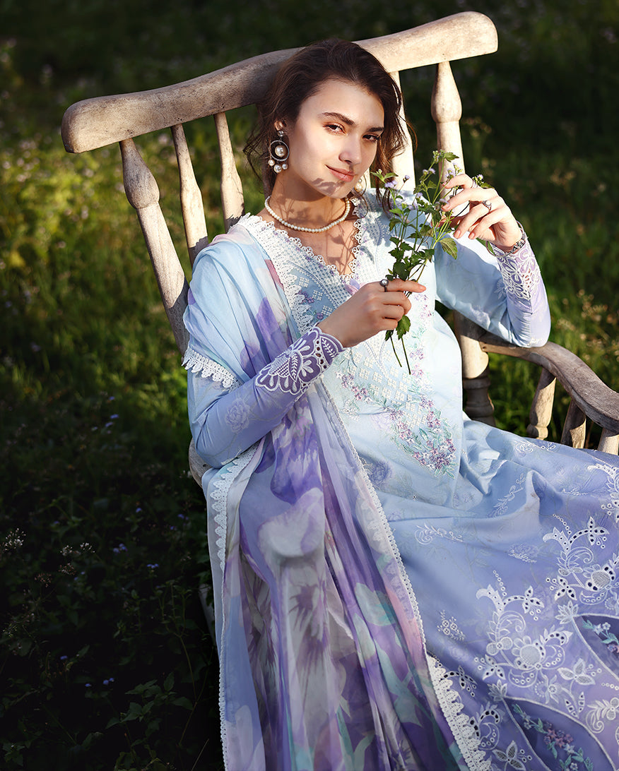 Solace Ombre Chikankari Lawn – Ombre Whisper