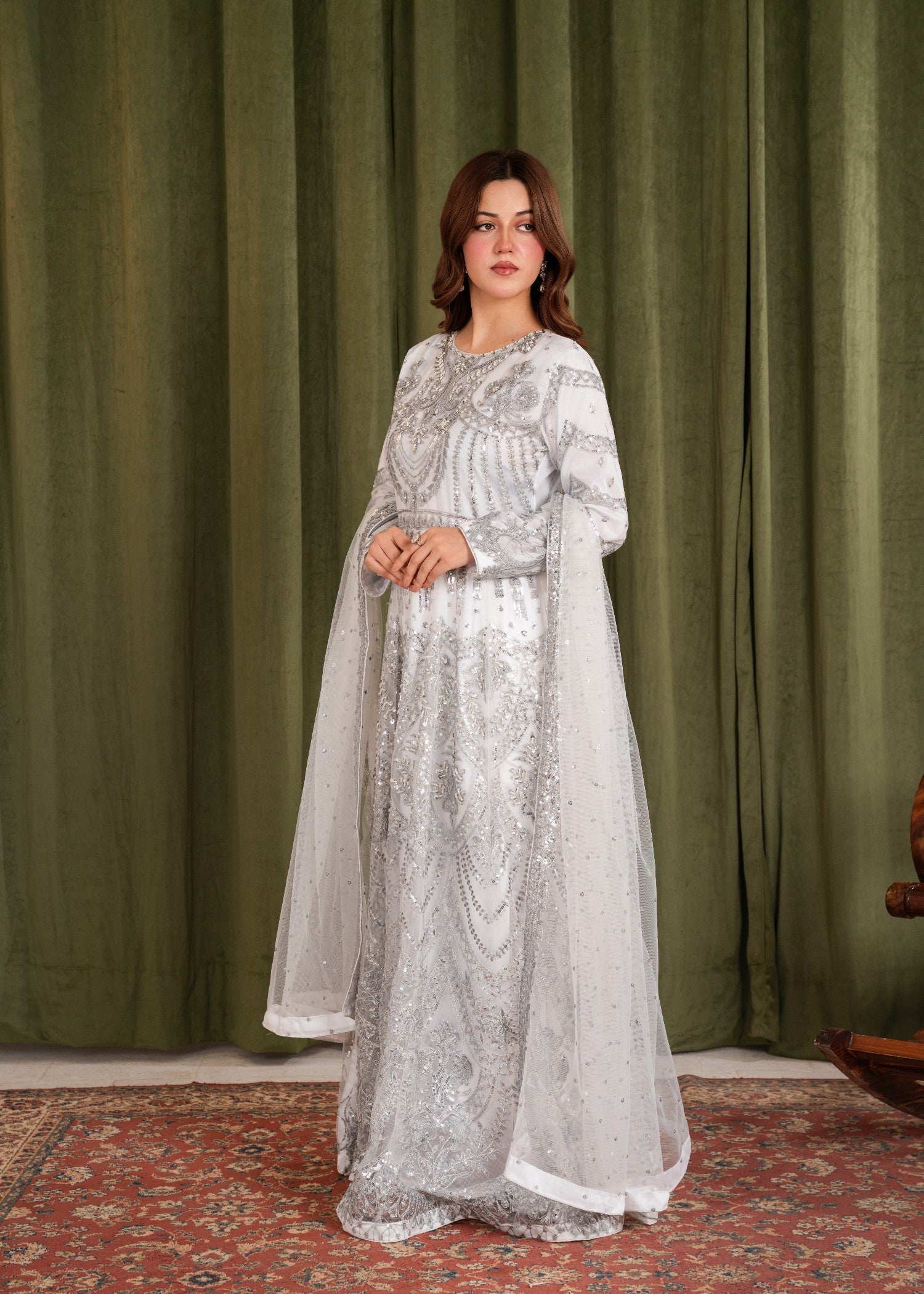 net Maxi in White