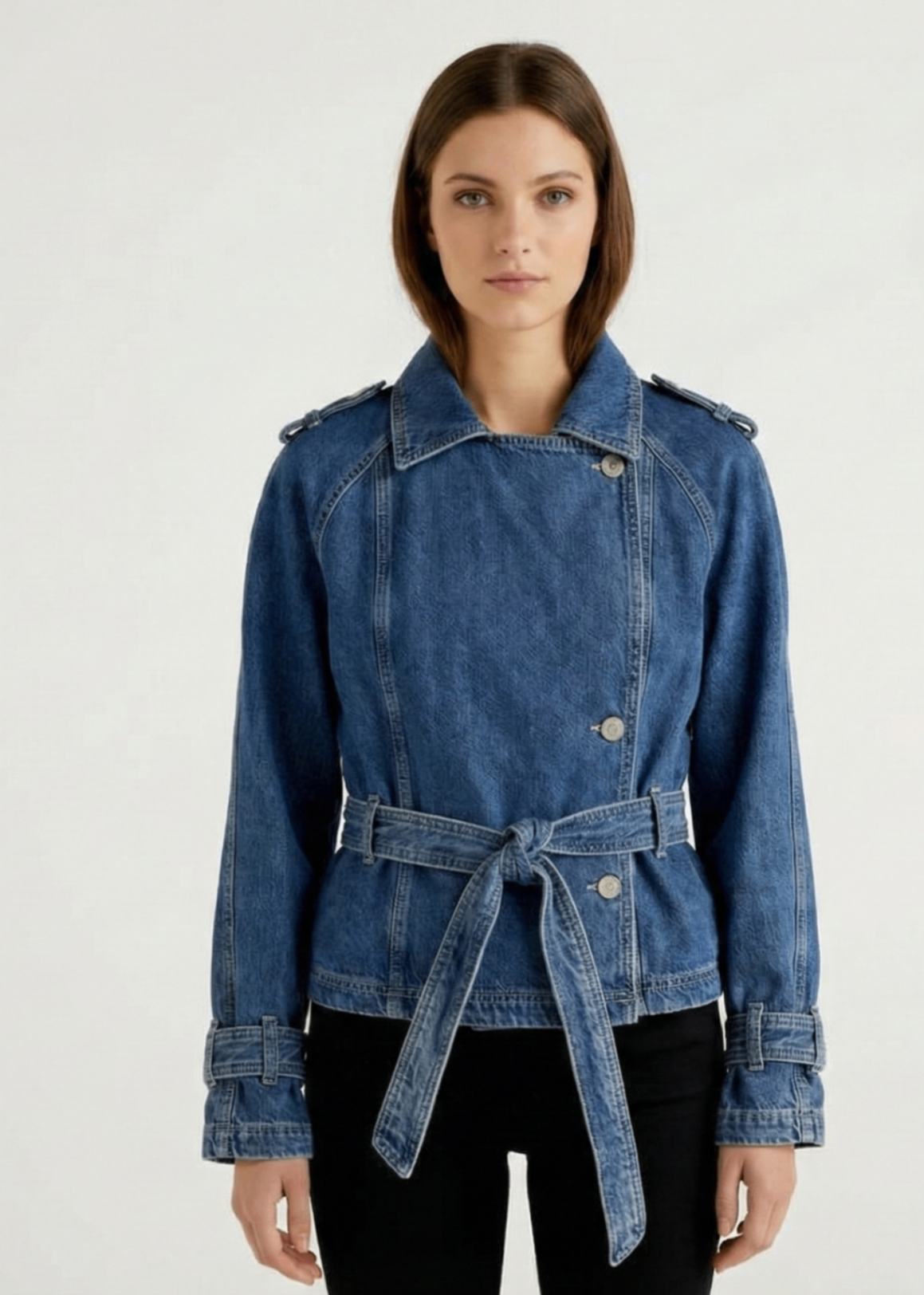 stretch denim Jacket in Denim