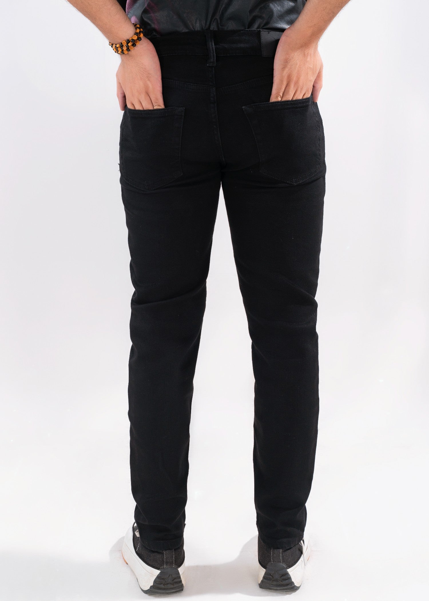 stretch denim Jeans in Black