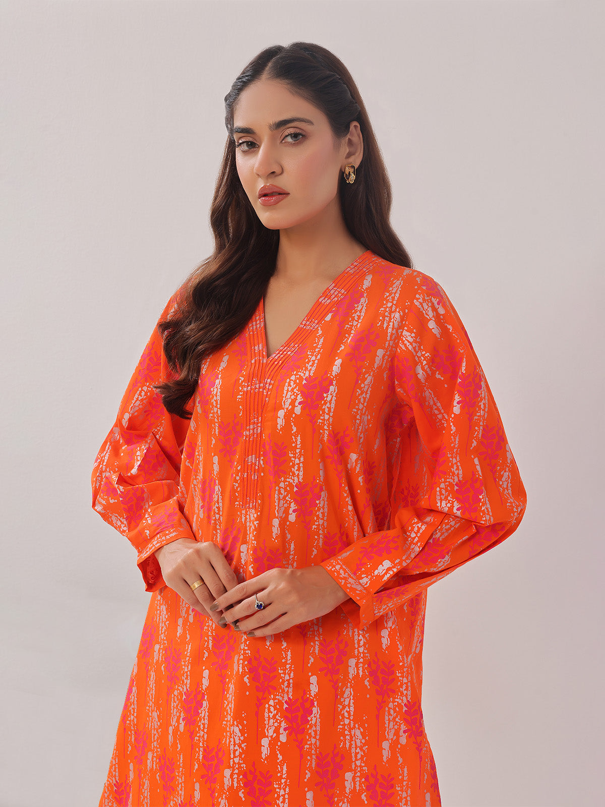 cambric Co Ord Sets in Pumpkin orange