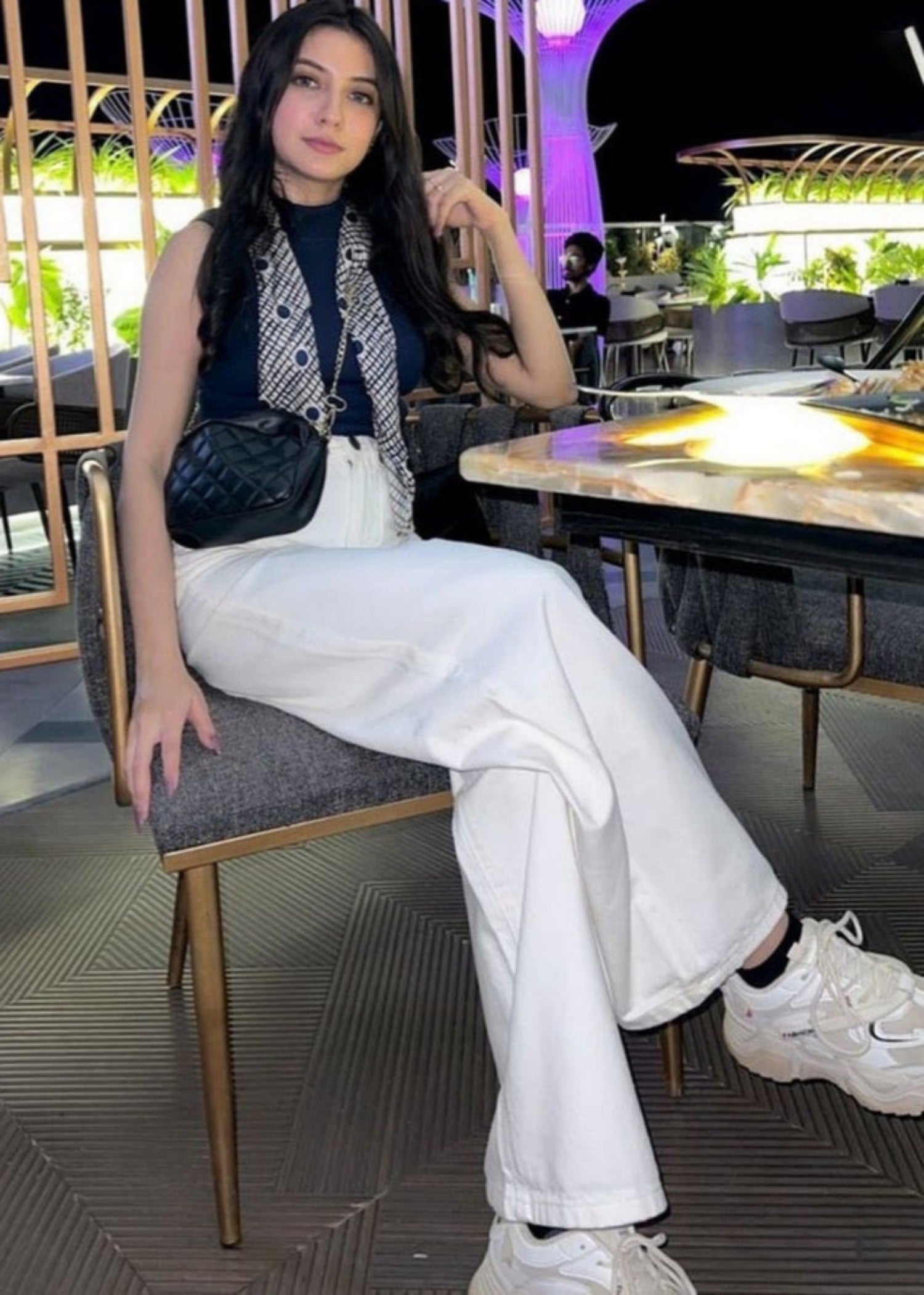 denim Jeans in White