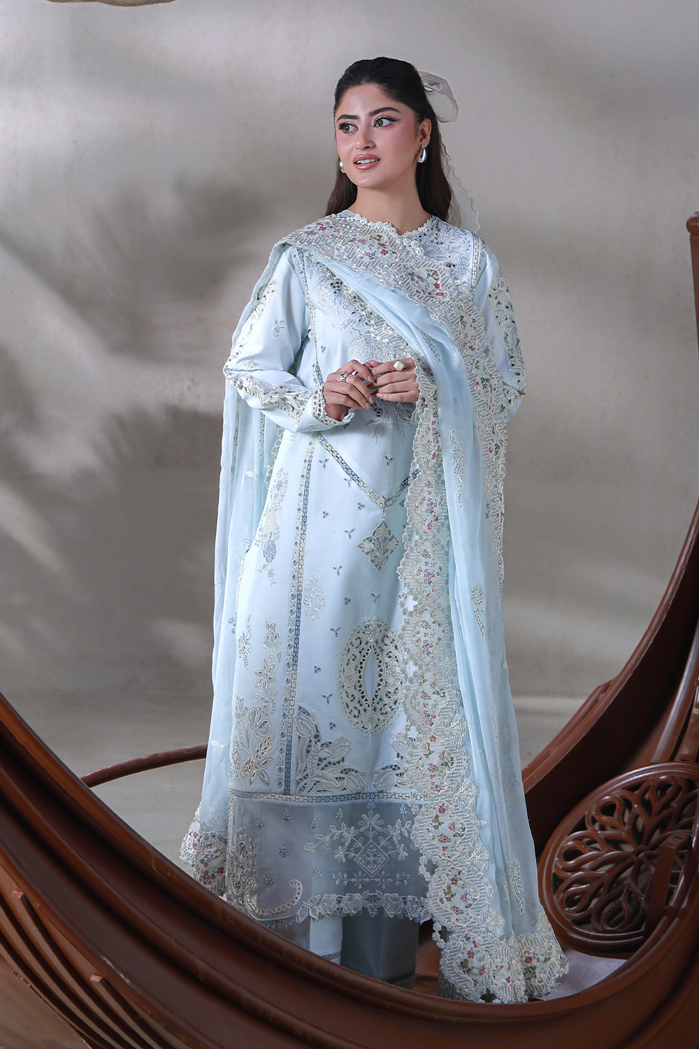 Saagar Festive Luxury Lawn – SAHIL (AL-03)