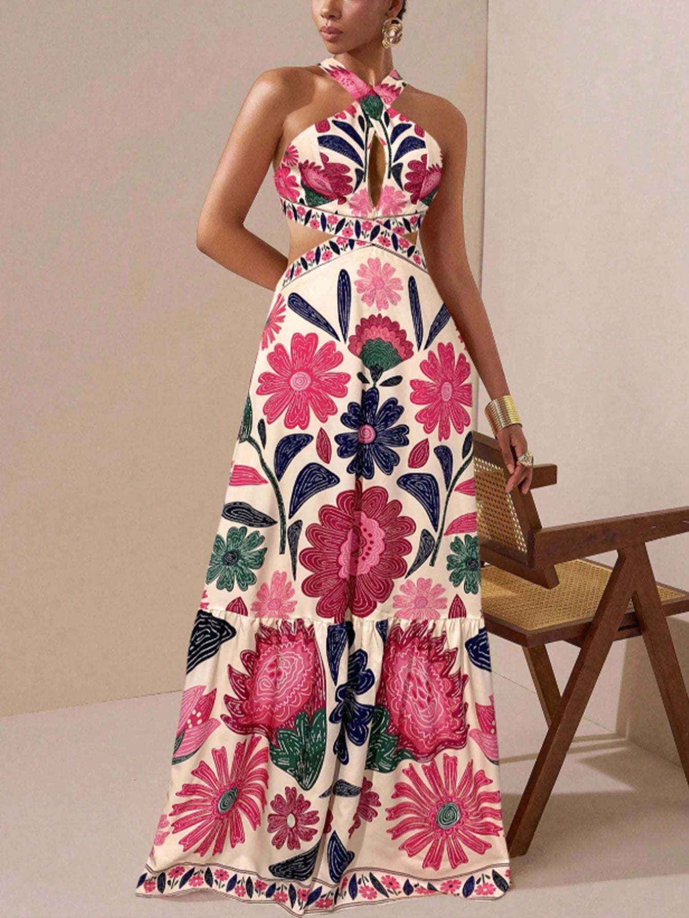 MISHEL FLORAL DRESS
