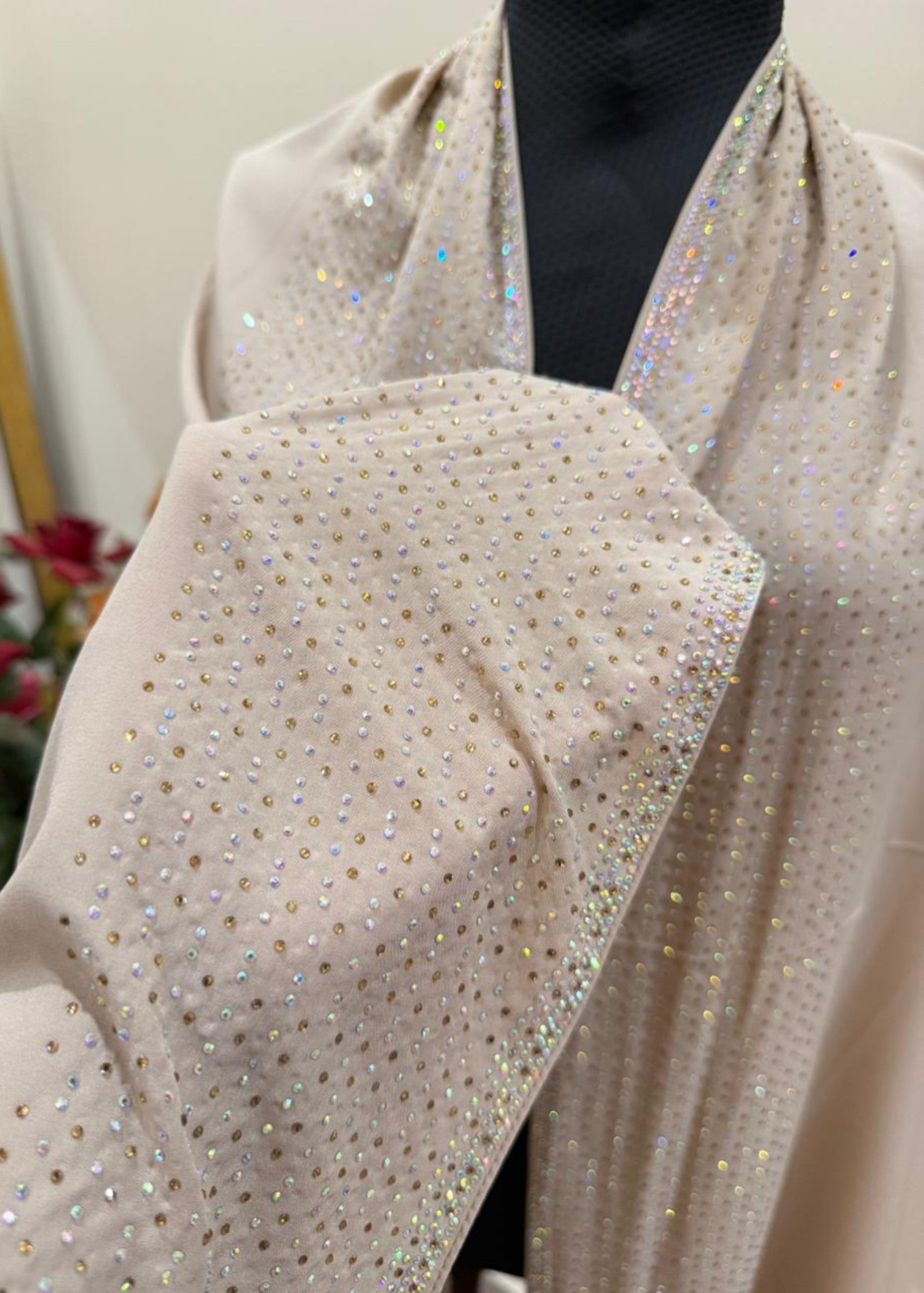 nidha Hijab in Wheat