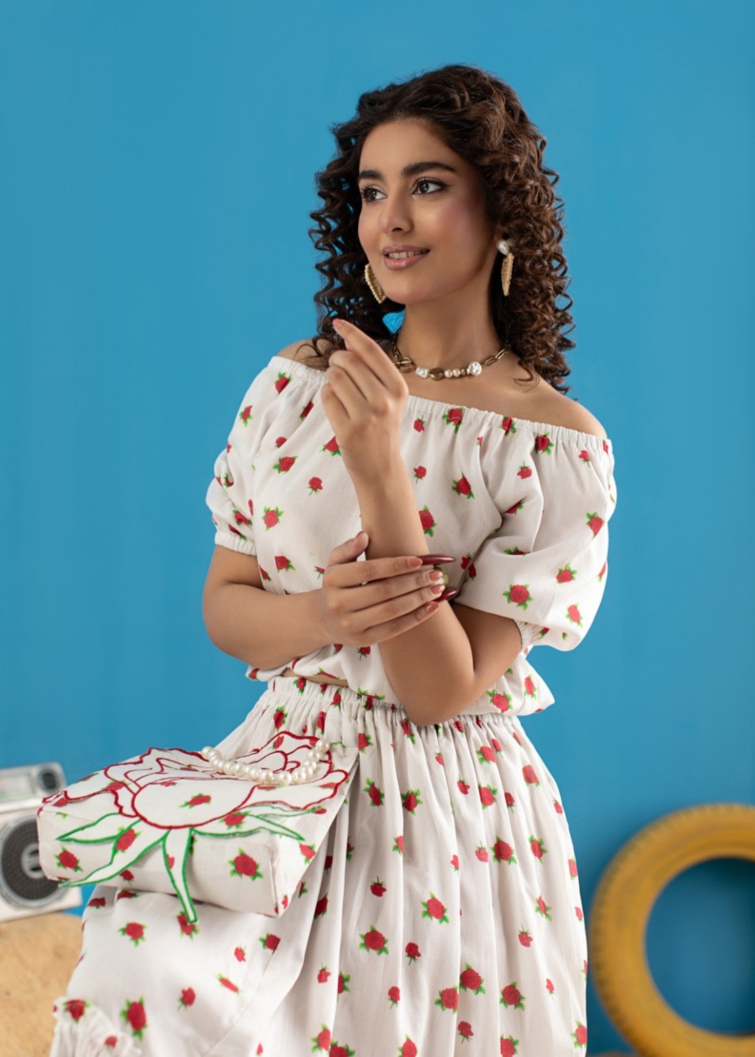 lawn Skirt in White