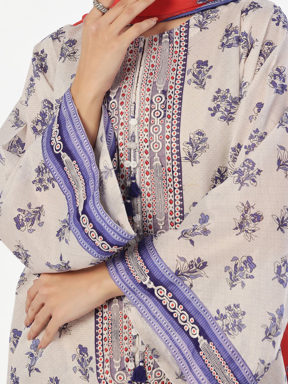 masuri Kurta Set in Blue