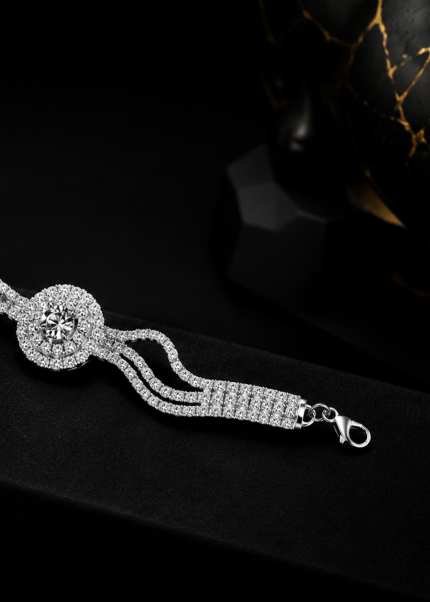Bracelet in Silver Color by - Trendy Women Bracelet UCE6696
