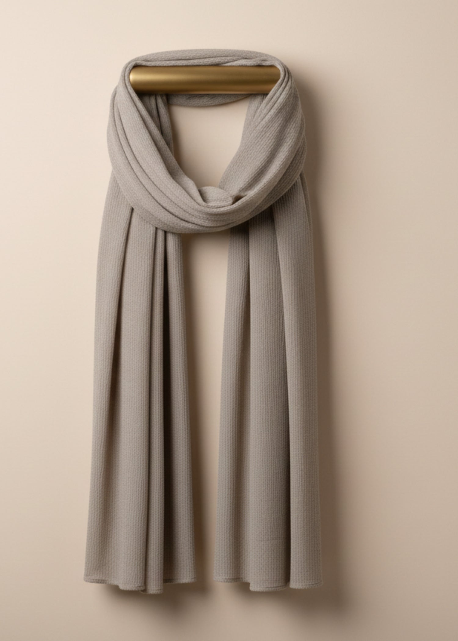 cotton jersey Hijab in Bistre brown