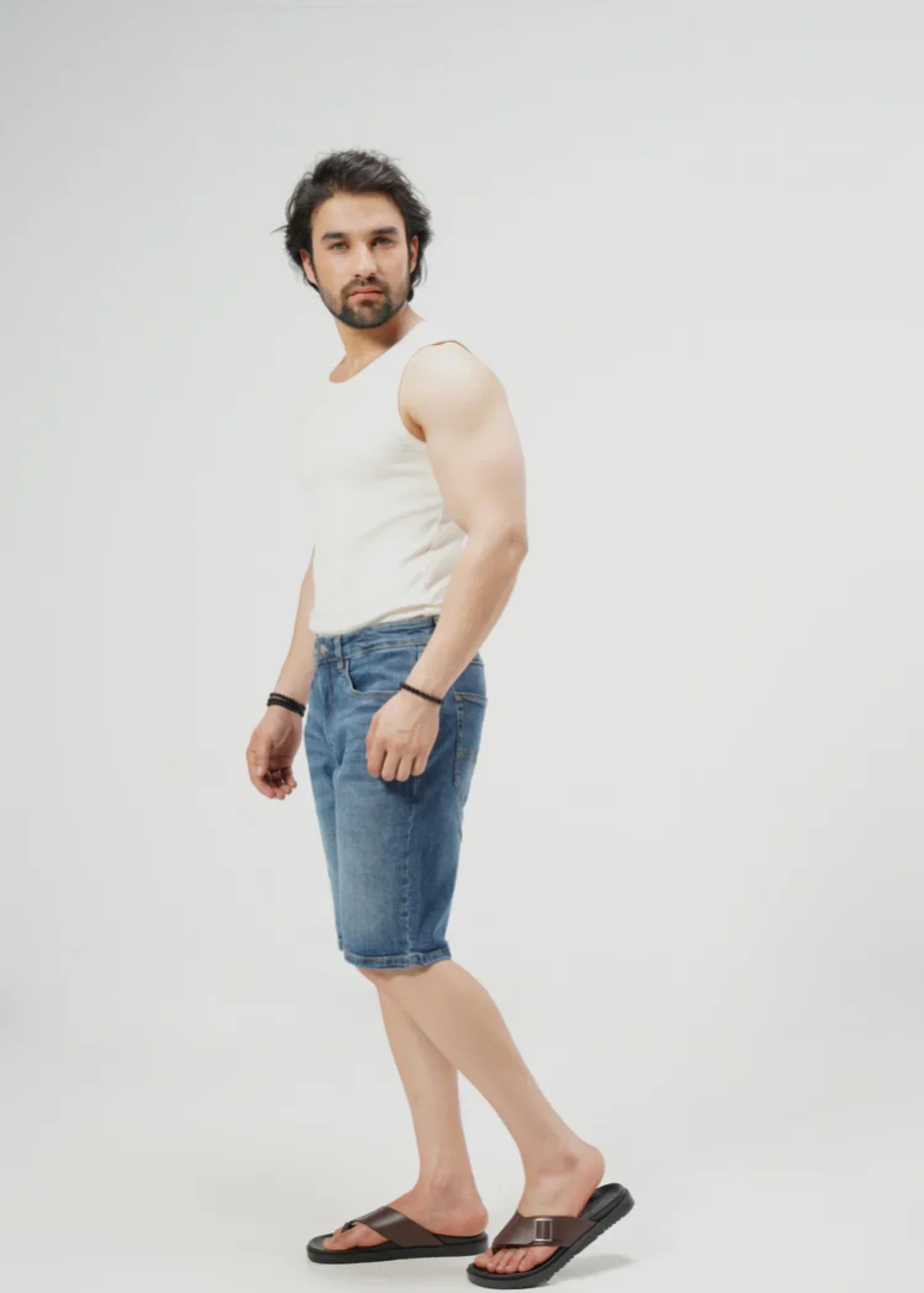 cotton Shorts in Royal blue
