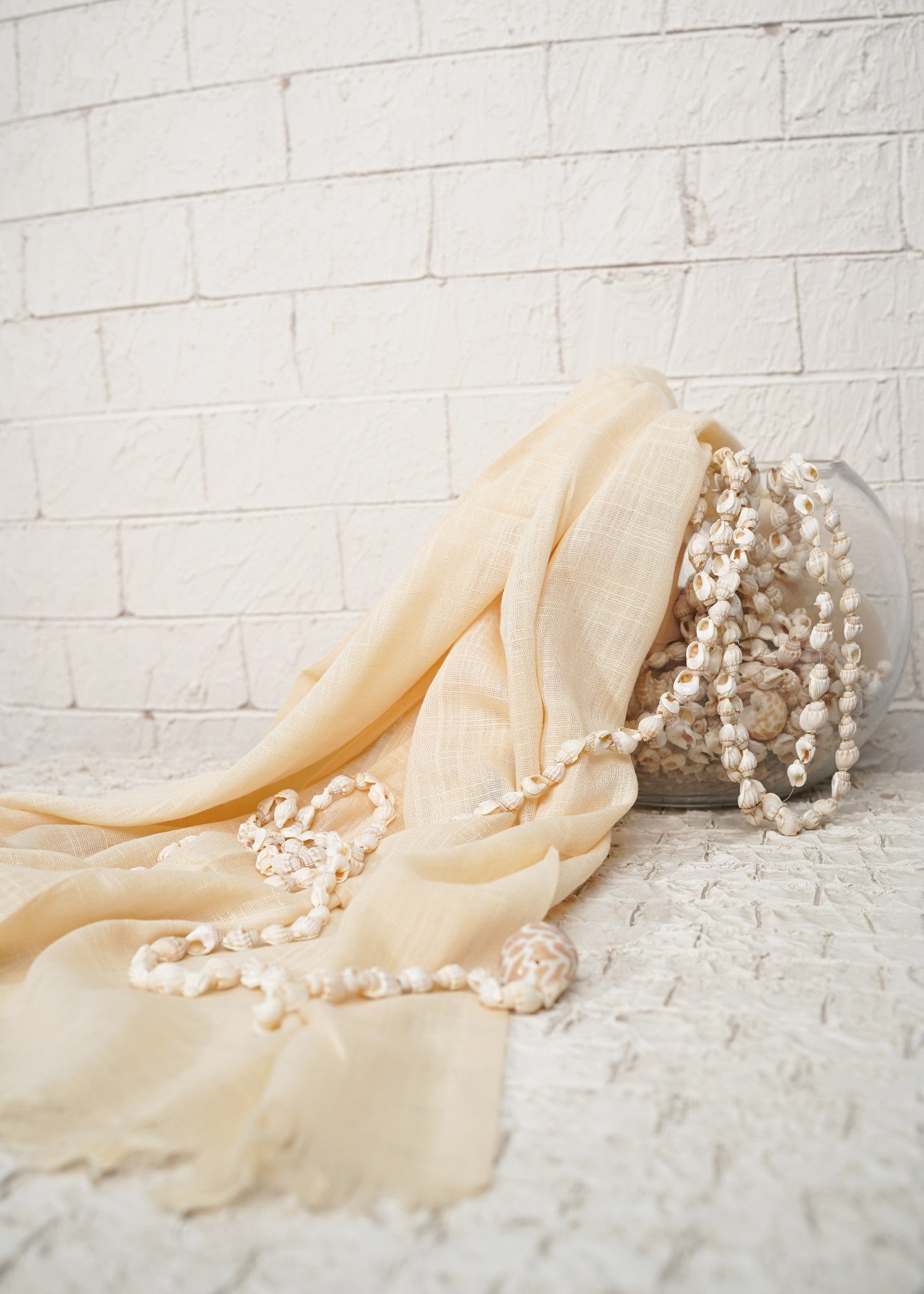 lawn Hijab in Beige