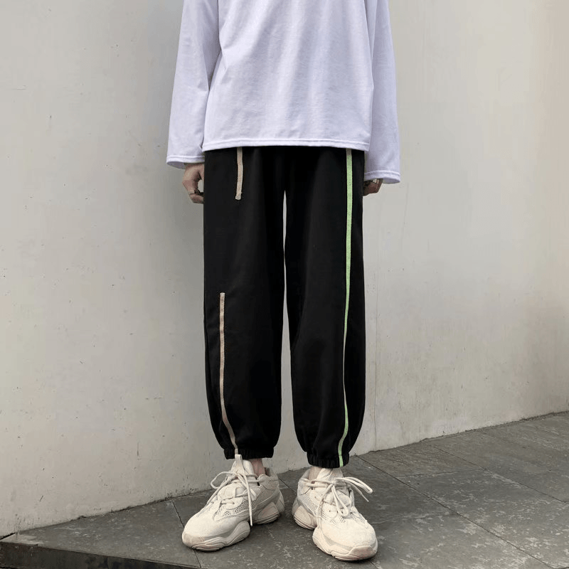 Casual Trousers Men'S Thin Section All-Match Nine-Point Pants Trendy Brand