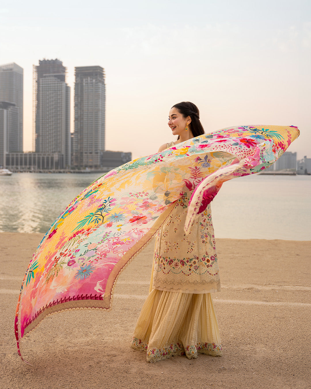 Aya Eid Luxury Lawn – Merjem