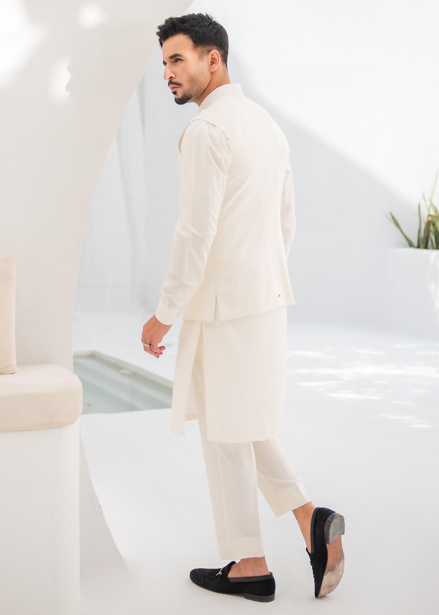 boski Waistcoat in Cream