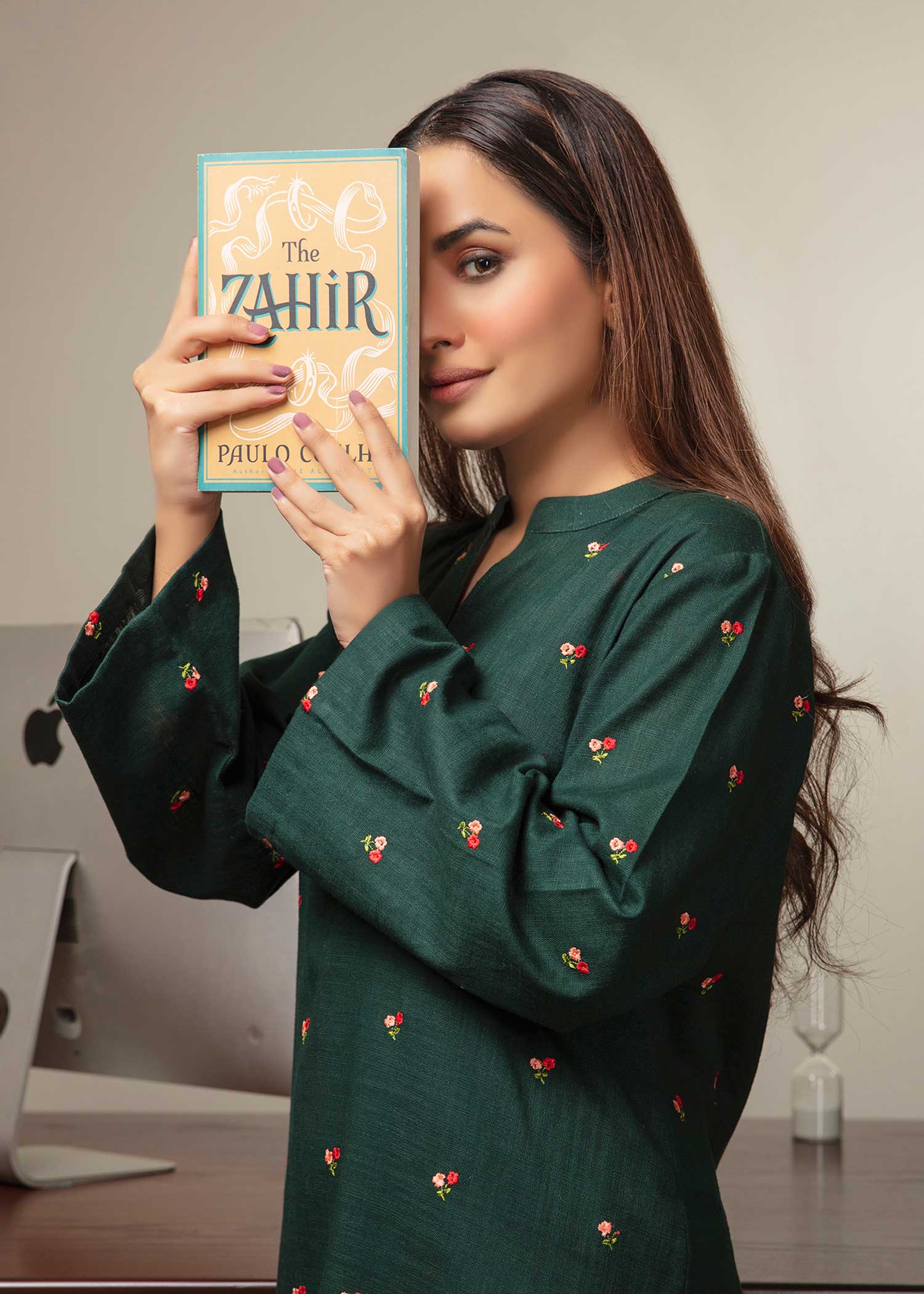 khaddar Co Ord Sets in Dark green