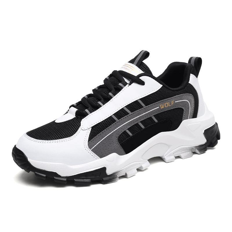 Autumn And Winter Daily Textiles Viscose Shoes Low-top Spot Black Mesh Round Toe