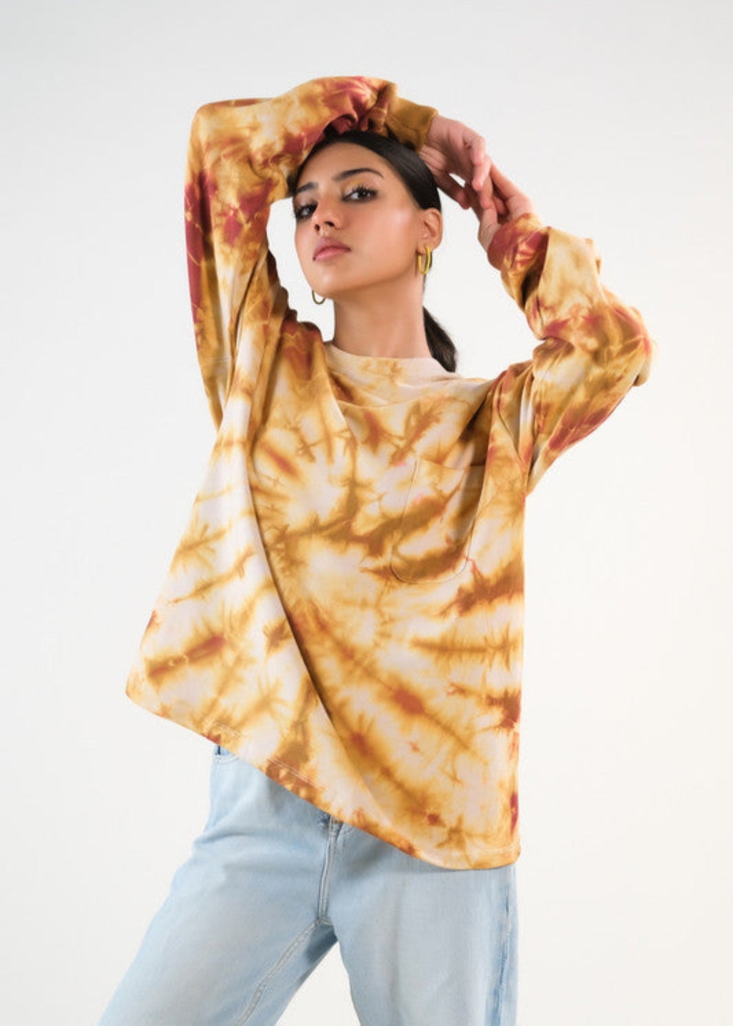 terry Sweatshirt in Multi