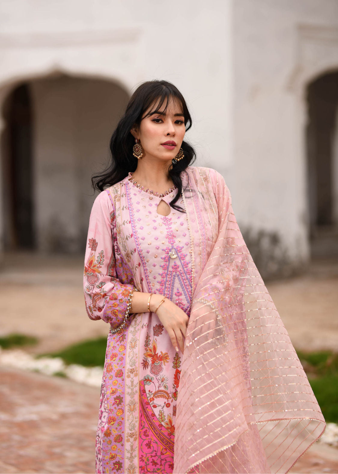 cotton Unstitched in Pastel pink
