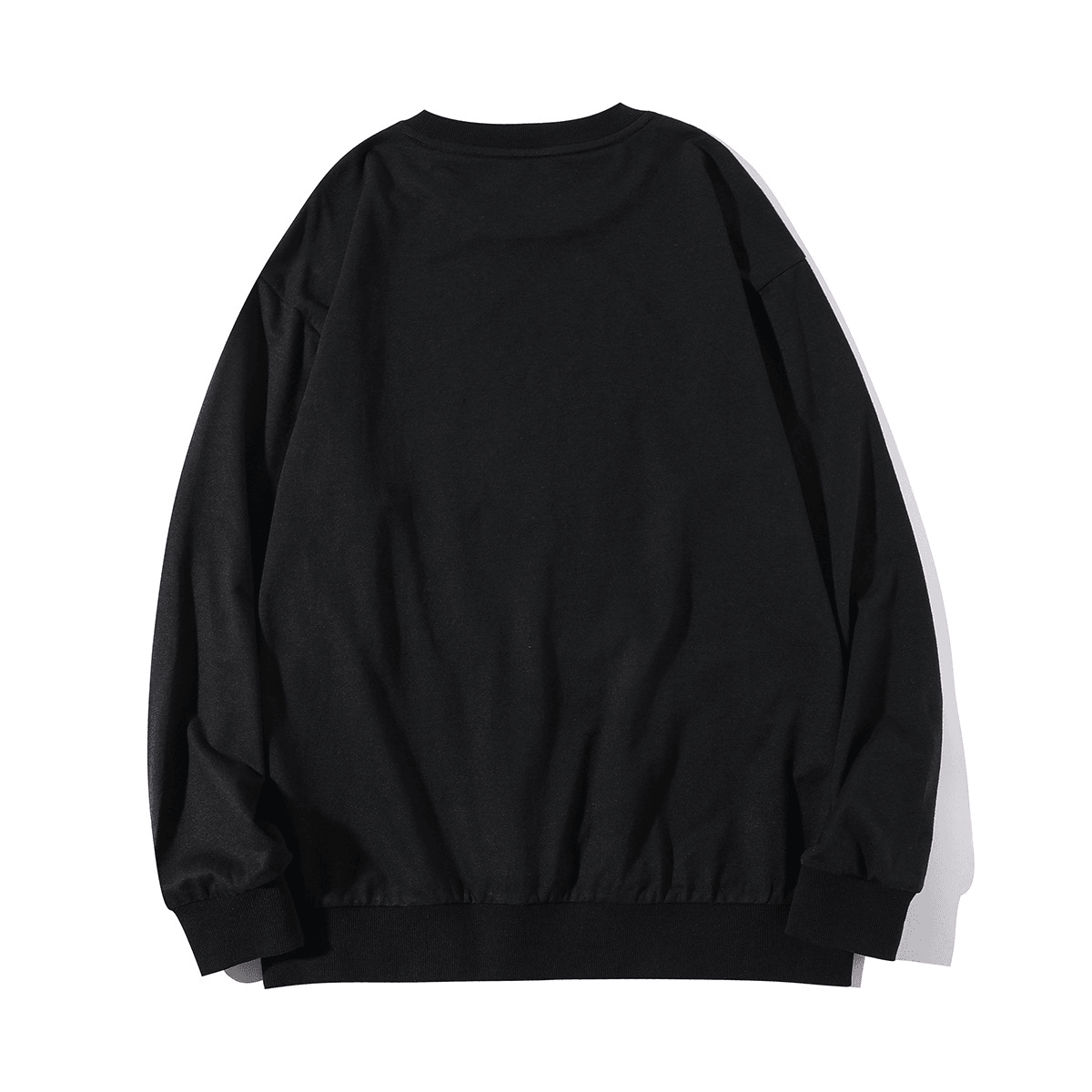 Printed Men'S Loose round Neck Long-Sleeved Sweater