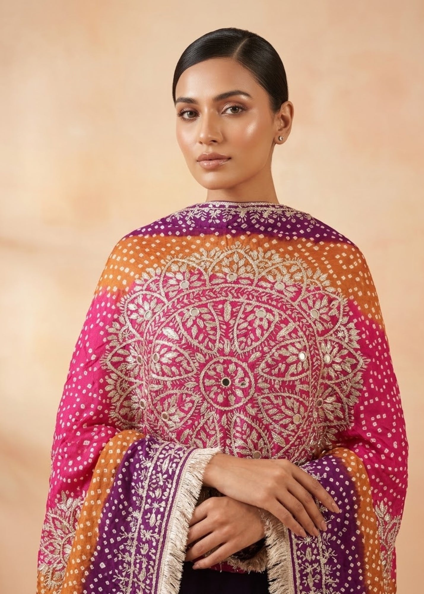 Dupatta in Multi Color by - Trendy Women Dupatta CEE3898