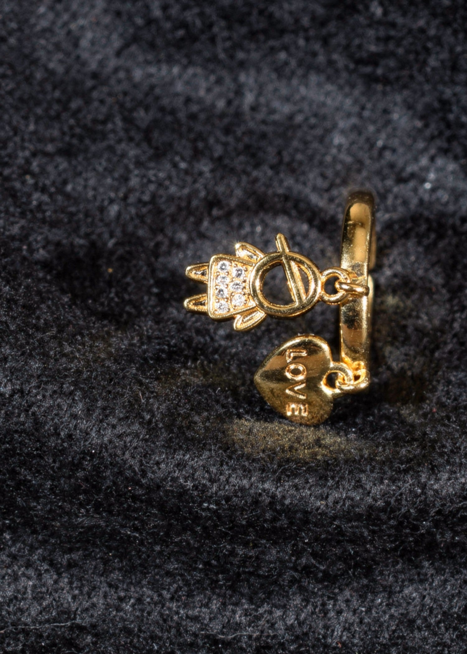 Ring in Gold Color by - Trendy Women Ring VJE8401