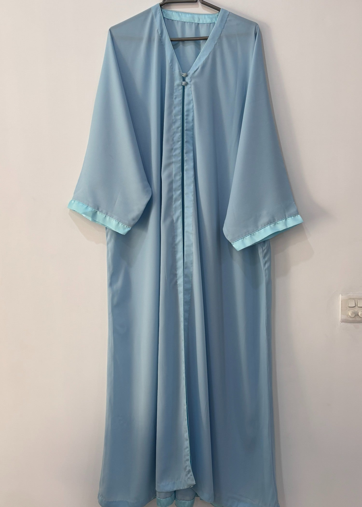 georgette Abaya in Sky blue