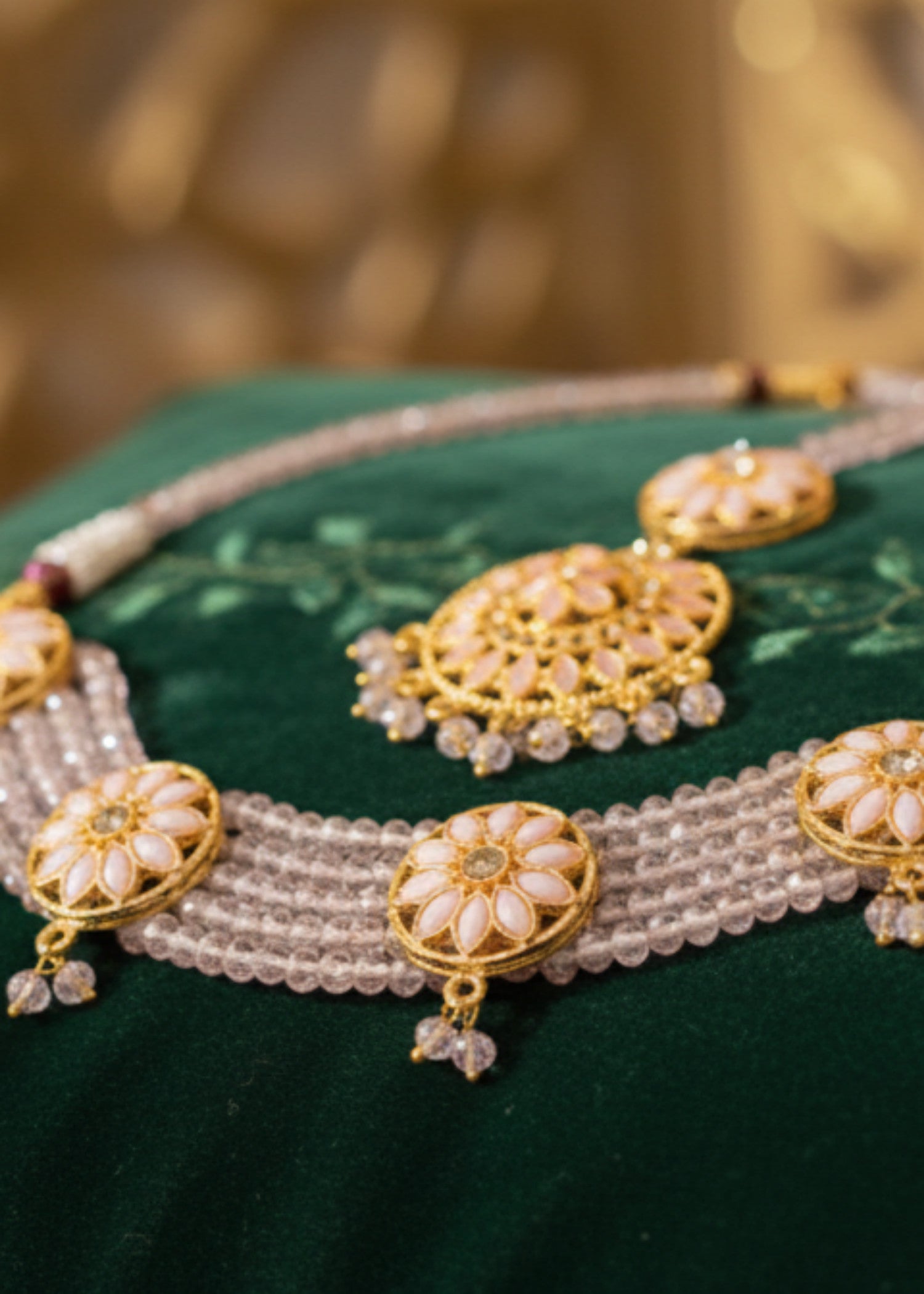 Choker in Pink Color by - Trendy Women Choker KWM9944