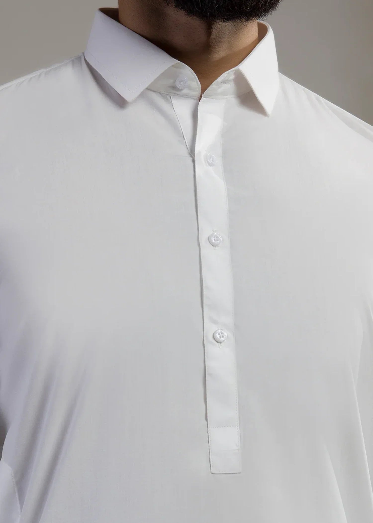 poly viscose Shalwar Kameez in Off-white by Zellbury