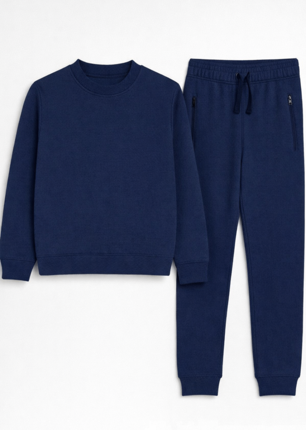 fleece Tracksuit in Steel blue